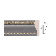 Молдинг малый161-42G Decor Dizayn