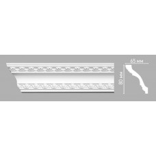 Плинтус потолочный с орнаментом Decomaster 95016/45 (80х65х2400мм)